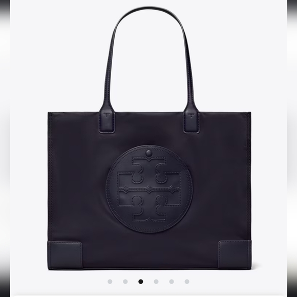 Brand new Tory Burch Navy Ella Tote - Picture 1 of 12
